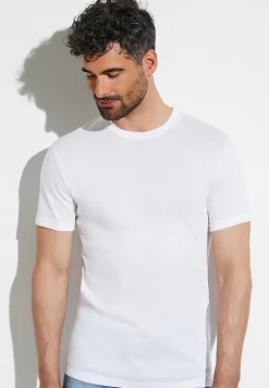 Homme Zimmerli Business ClassT-Shirt à manches courtes - white