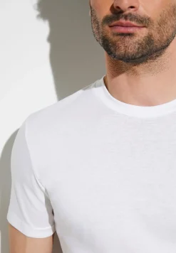 Homme Zimmerli Business ClassT-Shirt à manches courtes - white
