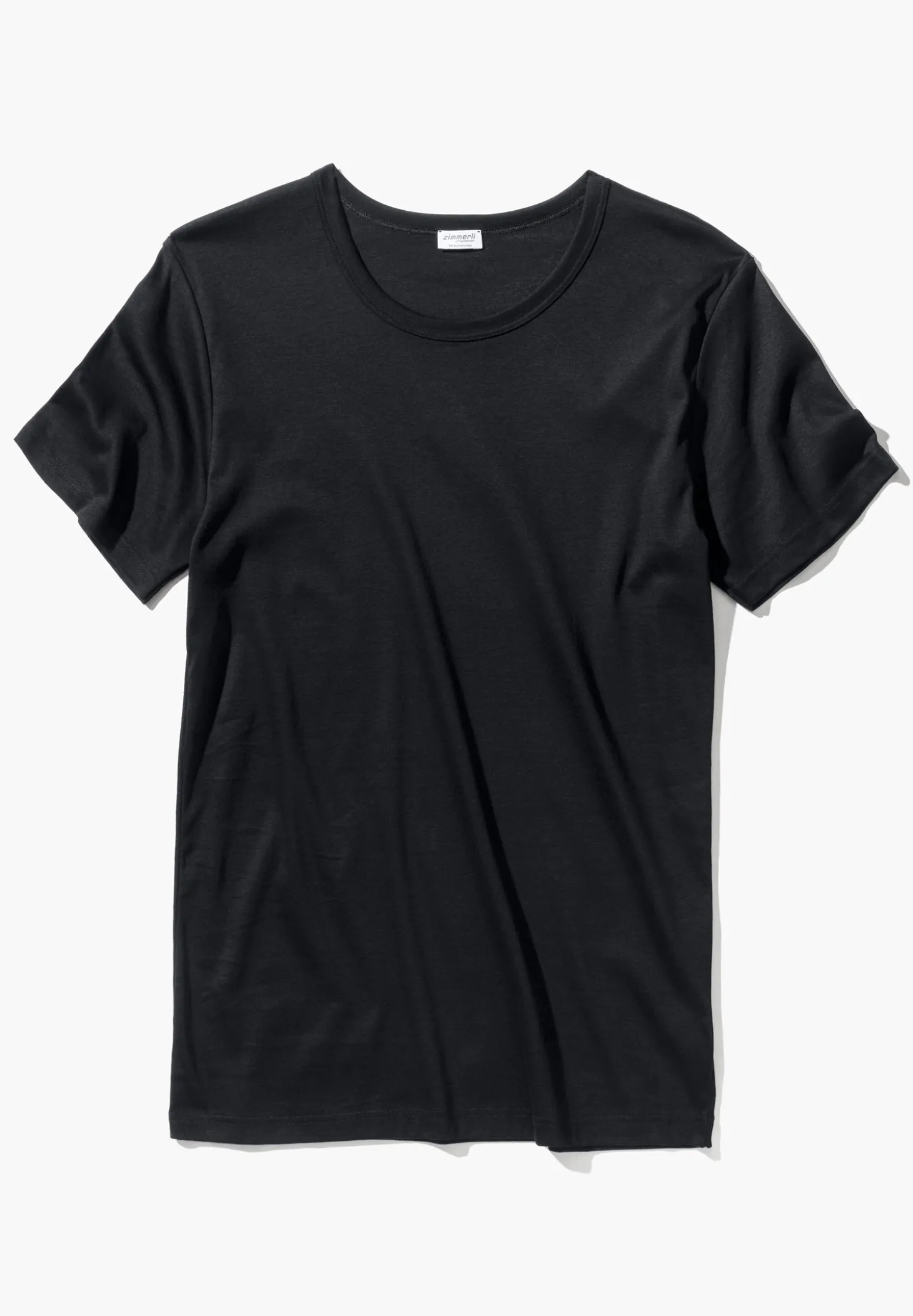 Homme Zimmerli Business ClassT-Shirt à manches courtes - black
