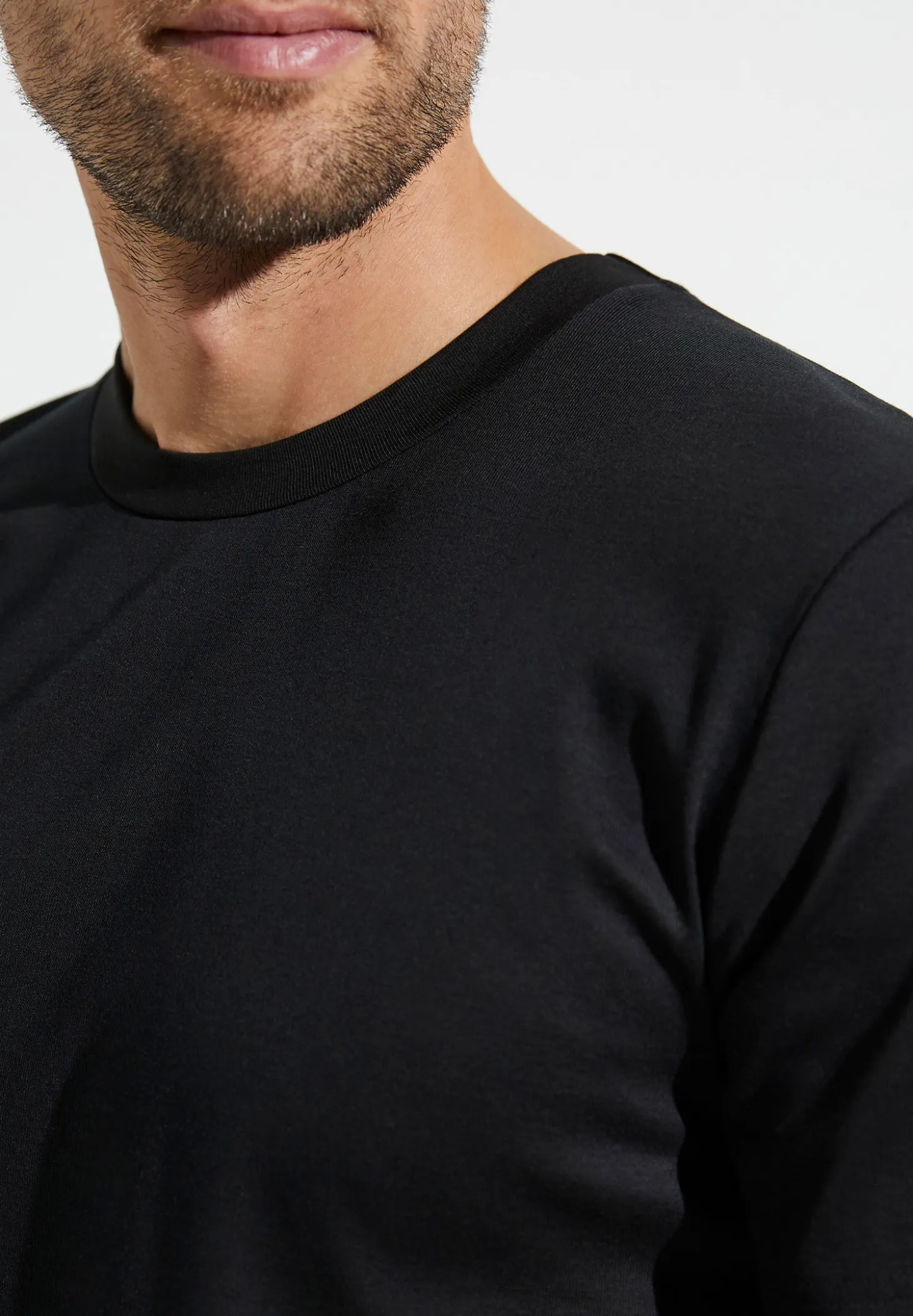 Homme Zimmerli Business ClassT-Shirt à manches courtes - black
