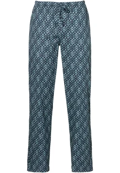Homme Zimmerli Cotton Sateen PrintPantalon - geo blues