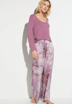 Femme Zimmerli Cotton/Silk PrintPantalon - shades of marble