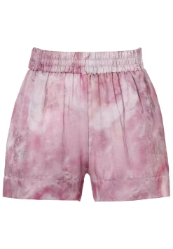 Femme Zimmerli Cotton/Silk PrintShorty - shades of marble