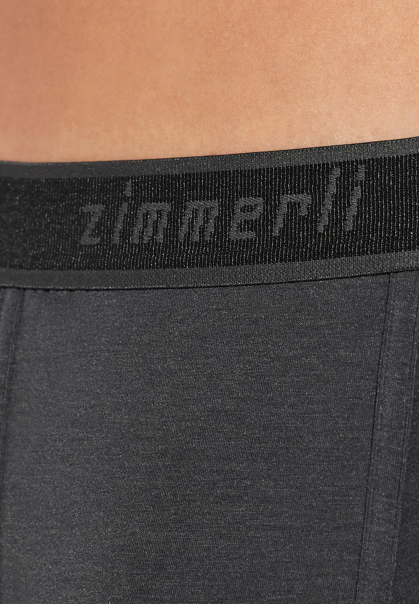 Homme Zimmerli Cozy ComfortBoxer Trunk - raven