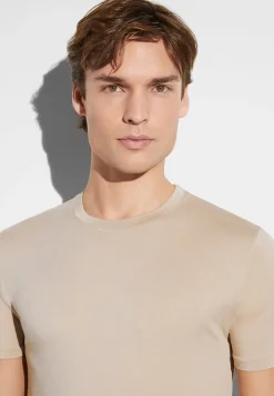 Homme Zimmerli Cozy ComfortT-Shirt à manches courtes - travertin