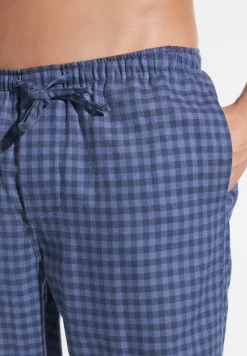 Homme Zimmerli Cozy FlannelPantalon - blue check