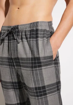 Homme Zimmerli Cozy FlannelPantalon - grey check