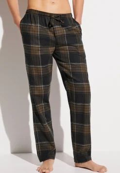 Homme Zimmerli Cozy FlannelPantalon - navy check