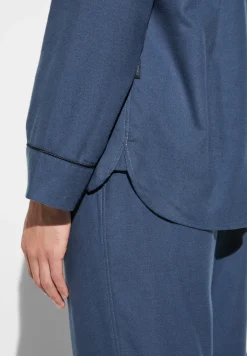 Homme Zimmerli Cozy FlannelPyjama longues - navy
