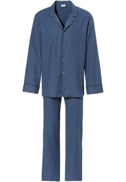 Homme Zimmerli Cozy FlannelPyjama longues - navy