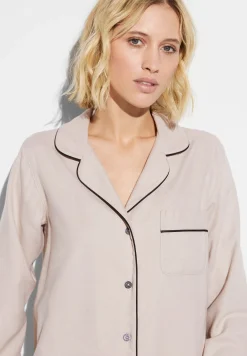 Femme Zimmerli Cozy FlannelPyjama longues - oat