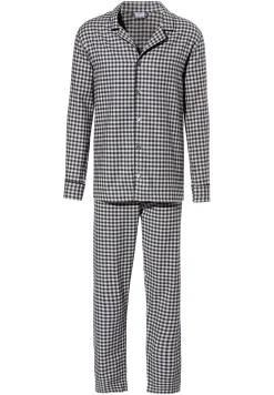 Homme Zimmerli Cozy FlannelPyjama longues - oat check