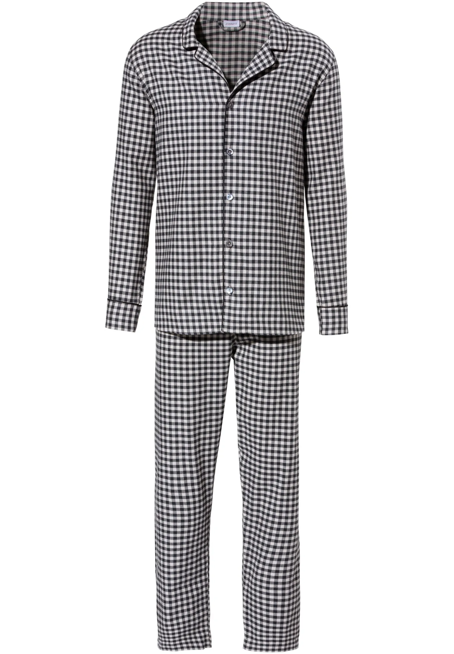 Homme Zimmerli Cozy FlannelPyjama longues - oat check