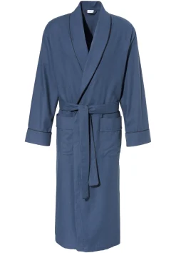 Homme Zimmerli Cozy FlannelRobe de chambre longue - navy