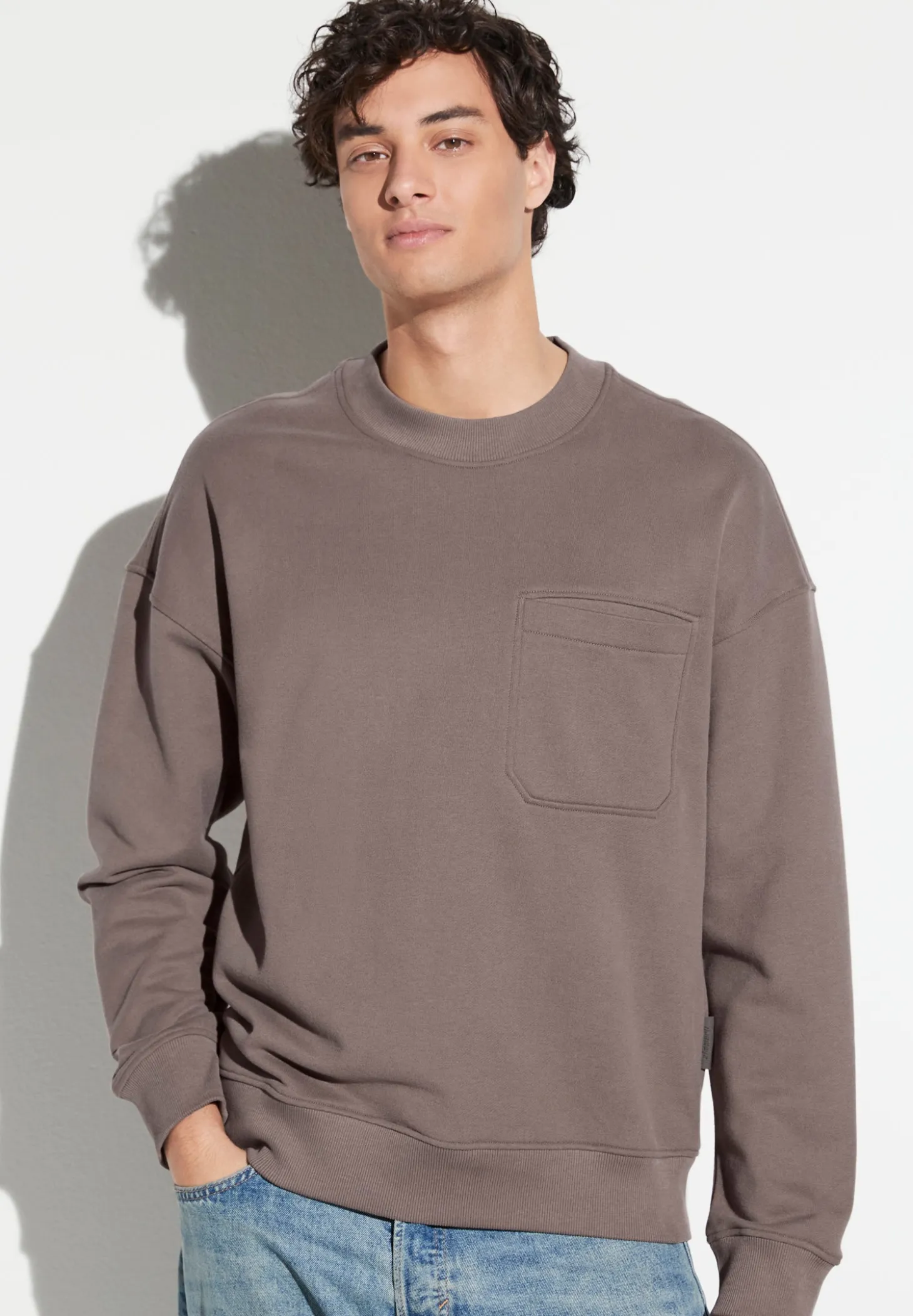 Homme Zimmerli Cozy LoungePull-over - teak wood
