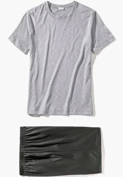 Homme Zimmerli FilodiscoziaPyjama court - espresso