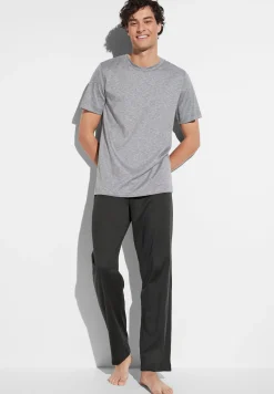 Homme Zimmerli FilodiscoziaPyjama longue à manches courtes - espresso