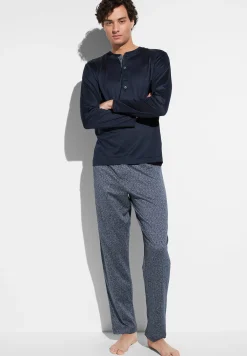 Homme Zimmerli FilodiscoziaPyjama longues - dark blue