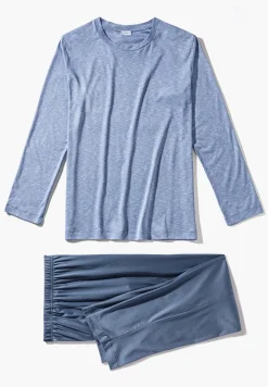 Homme Zimmerli FilodiscoziaPyjama longues - blue