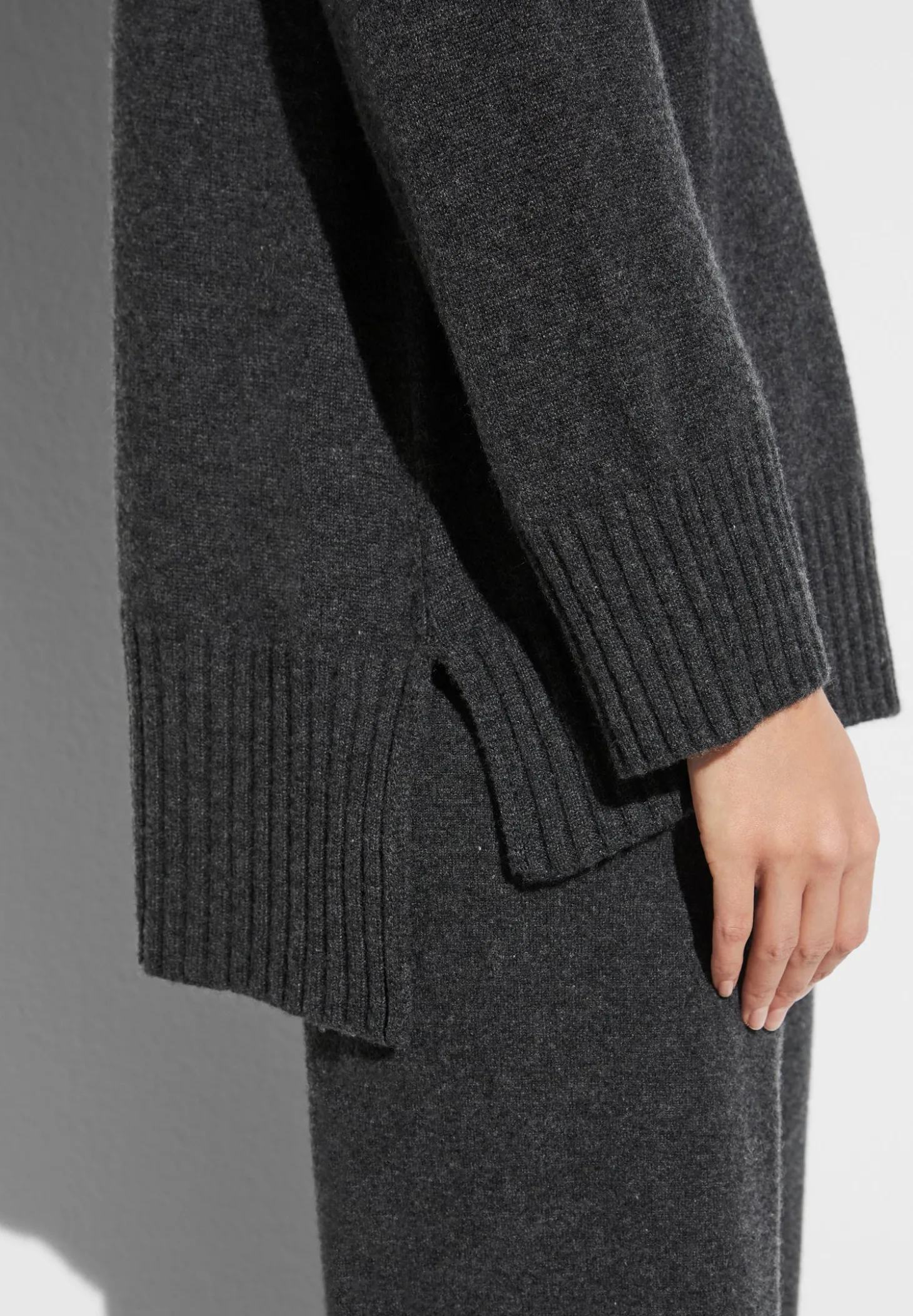 Femme Zimmerli Luxury CashmerePull-over - anthrazit