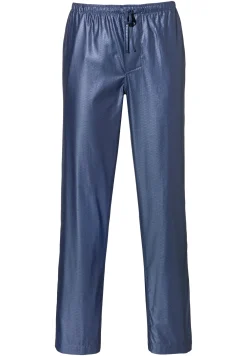 Homme Zimmerli Luxury JacquardHose lang - dark blue