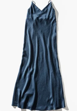 Femme Zimmerli Luxury SilkChemise de nuit bretelles spaghetti - midnight navy