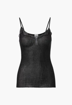 Femme Zimmerli Maude PrivéCaraco fines bretelles - black