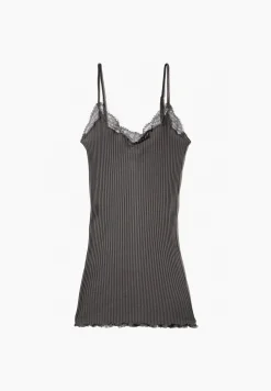 Femme Zimmerli Maude PrivéCaraco fines bretelles - graphite grey
