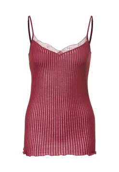 Femme Zimmerli Maude PrivéCaraco fines bretelles - cranberry