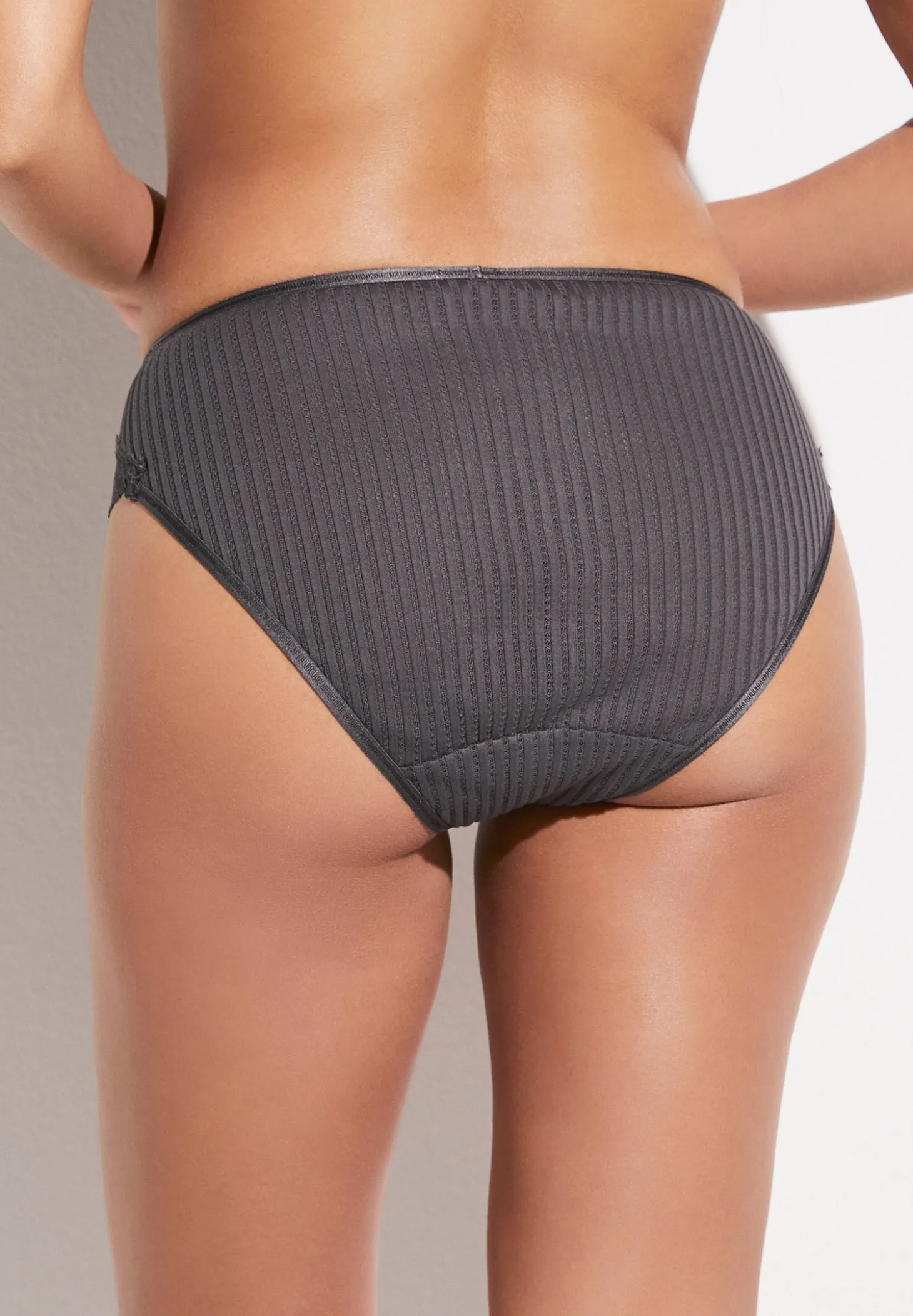 Femme Zimmerli Maude PrivéSlip - graphite grey