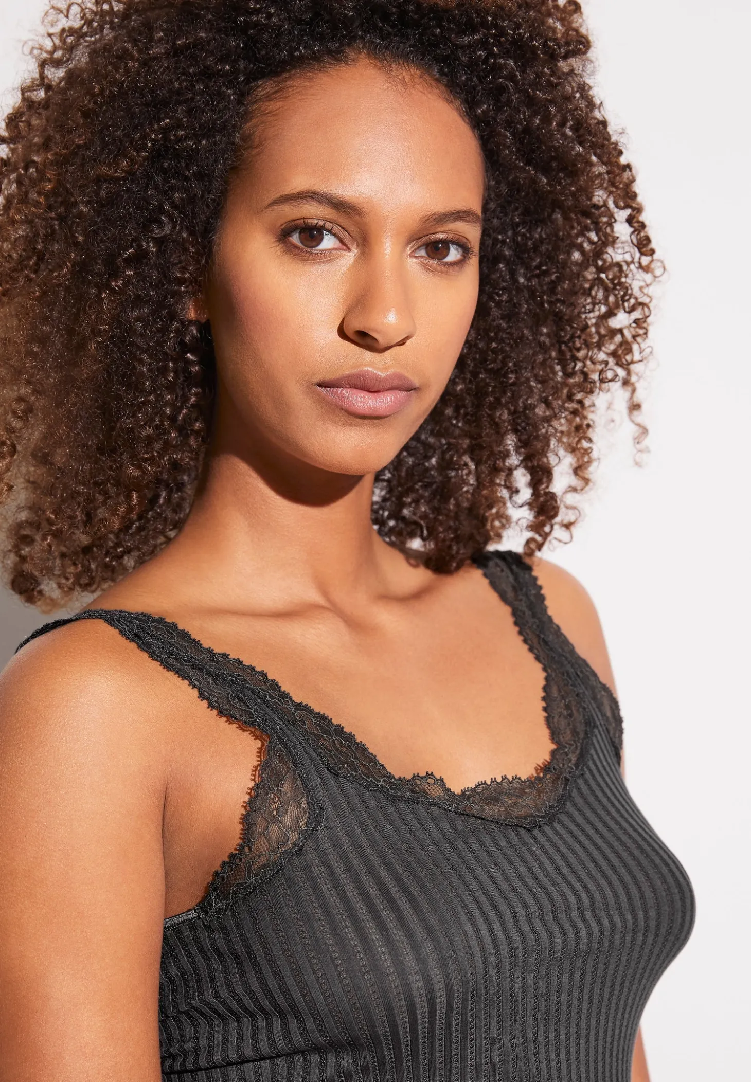 Femme Zimmerli Maude PrivéTop - graphite grey