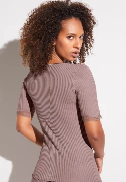 Femme Zimmerli Maude PrivéT-Shirt à manches courtes - mauve