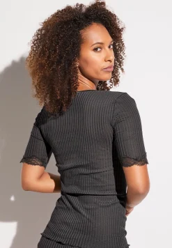 Femme Zimmerli Maude PrivéT-Shirt à manches courtes - graphite grey