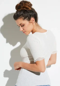Femme Zimmerli Maude PrivéT-Shirt à manches courtes - écru