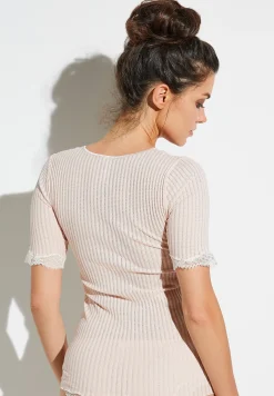 Femme Zimmerli Maude PrivéT-Shirt à manches courtes - blush