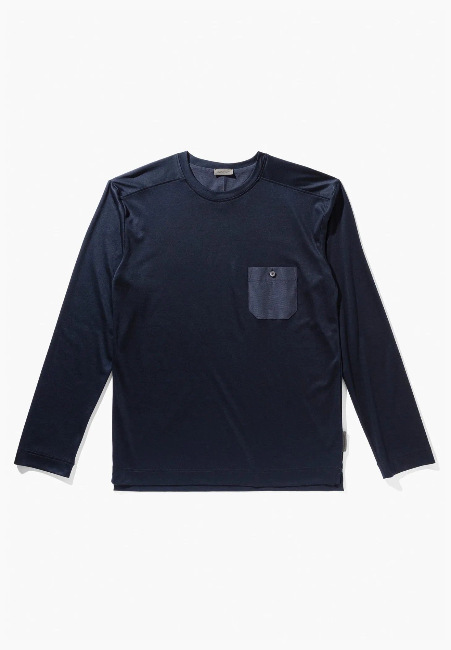 Homme Zimmerli Modern LoungeT-Shirt à manches longues - midnight