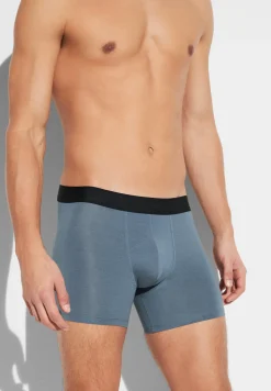 Homme Zimmerli PurenessBoxer - blue slate