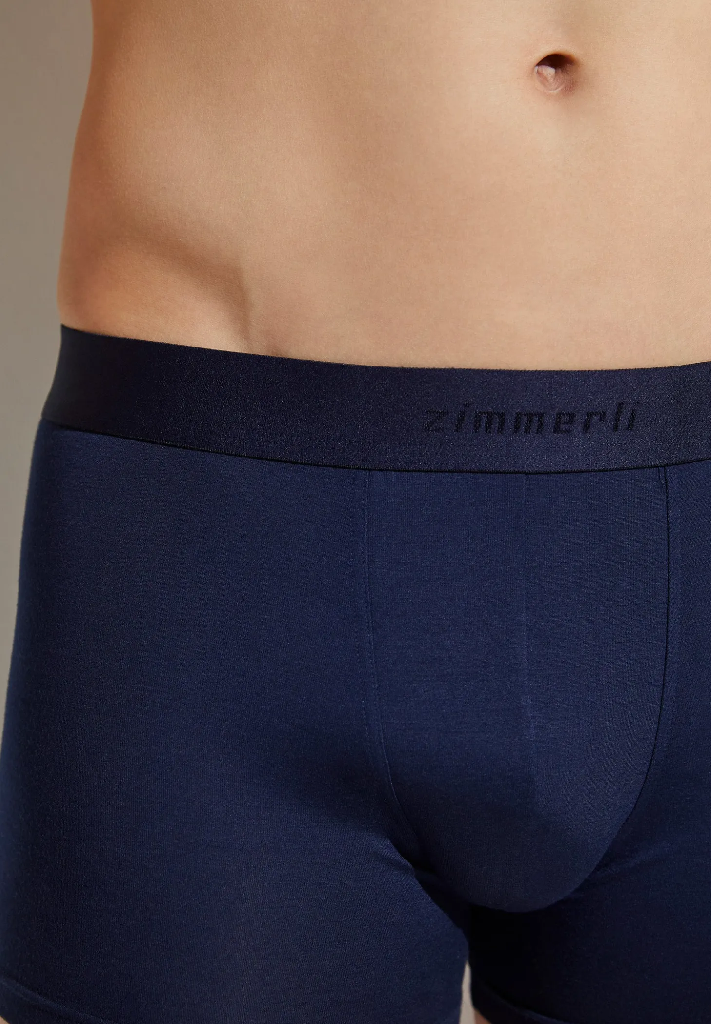 Homme Zimmerli PurenessBoxer Trunk - navy