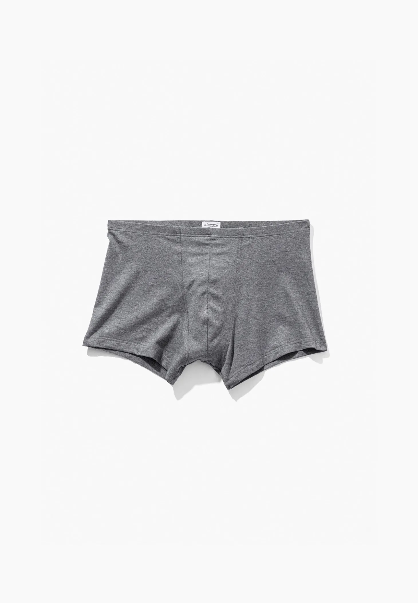 Homme Zimmerli PurenessBoxer Trunk, taille étroite - grey mélange