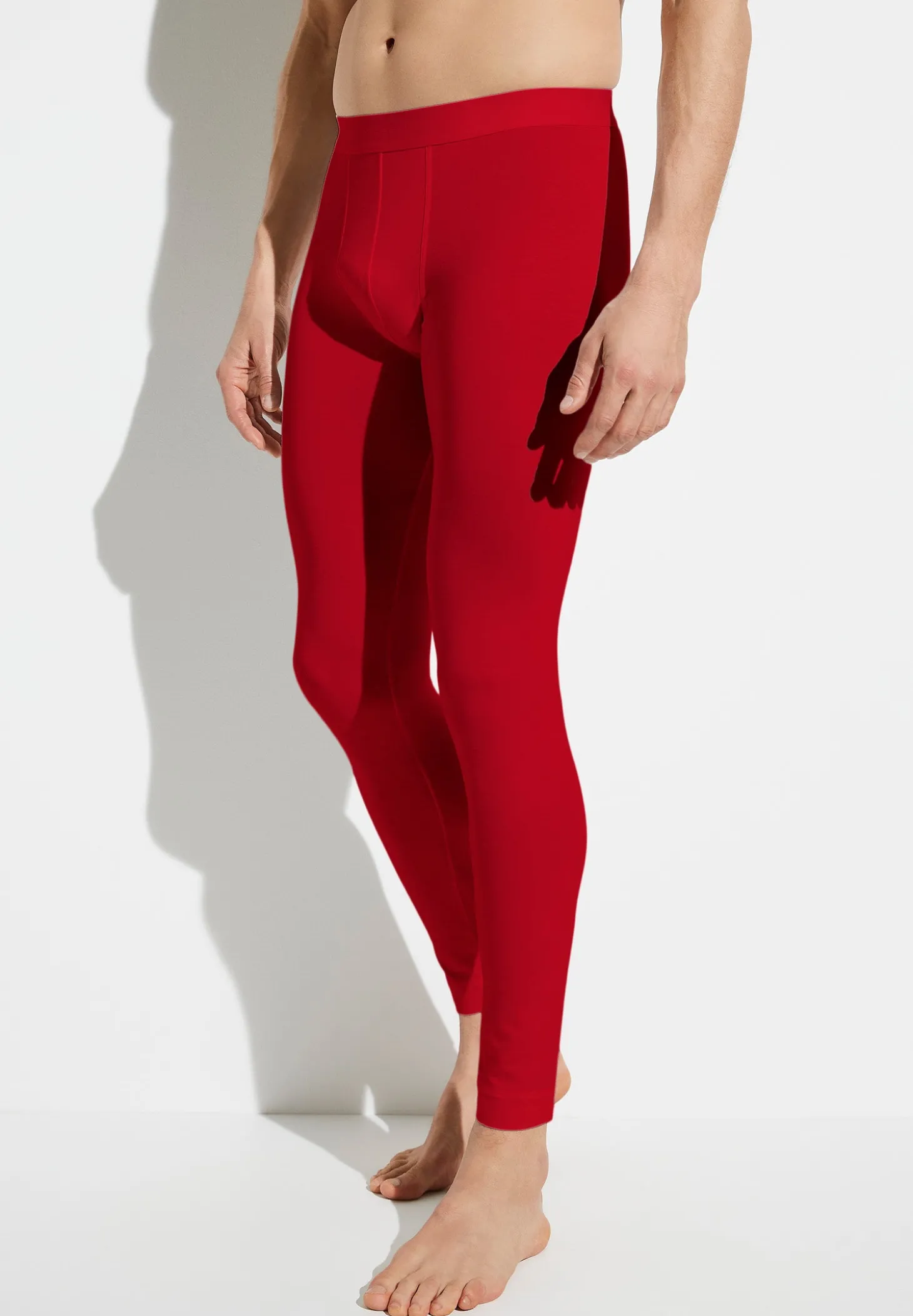 Homme Zimmerli PurenessCaleçon longues - rouge