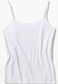 Femme Zimmerli PurenessCaraco fines bretelles - white