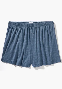 Homme Zimmerli Pureness PrintBoxer - linear geo blue