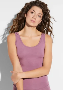 Femme Zimmerli PurenessTop - mulberry