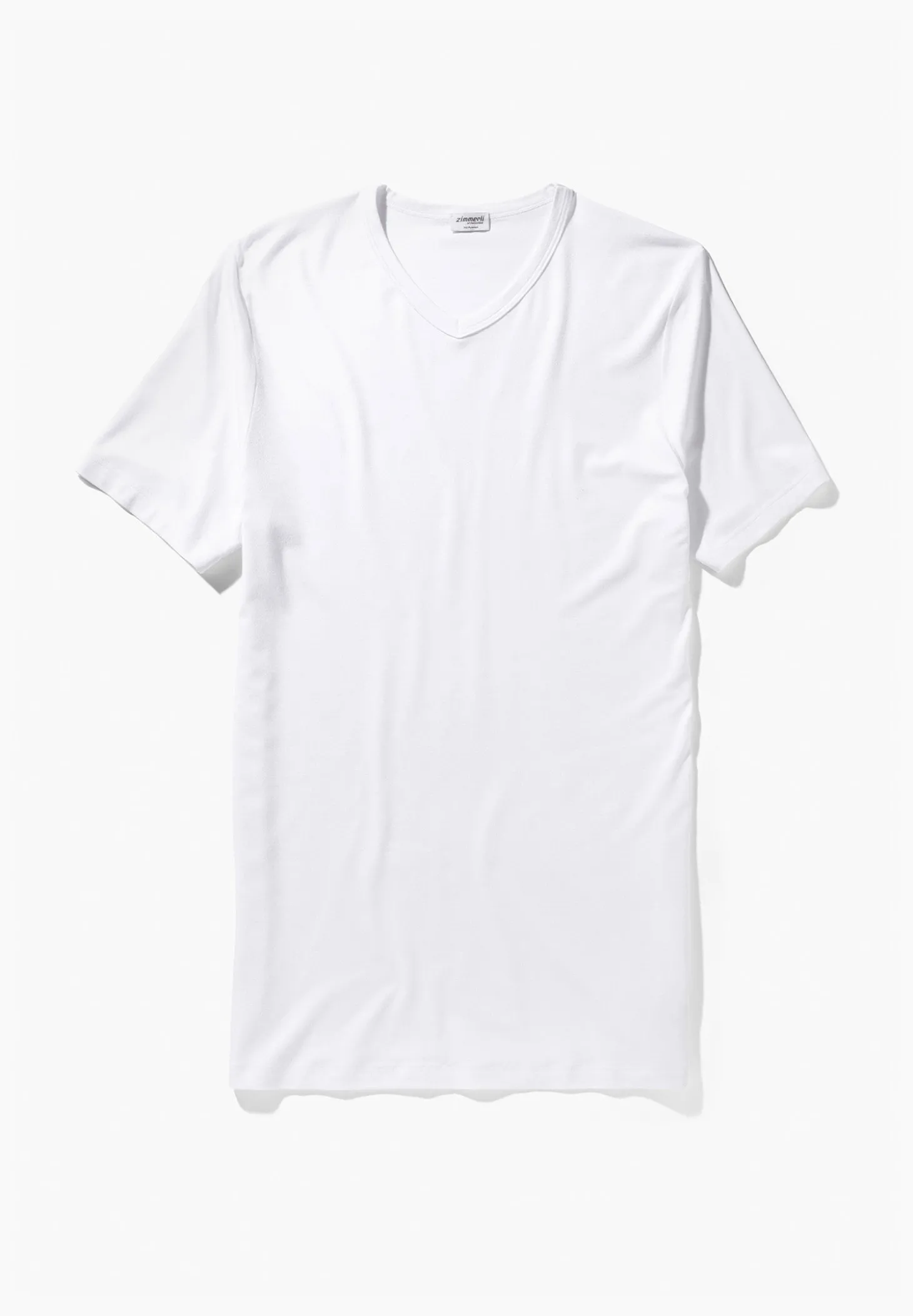 Homme Zimmerli PurenessT-Shirt à manches courtes col en V - white