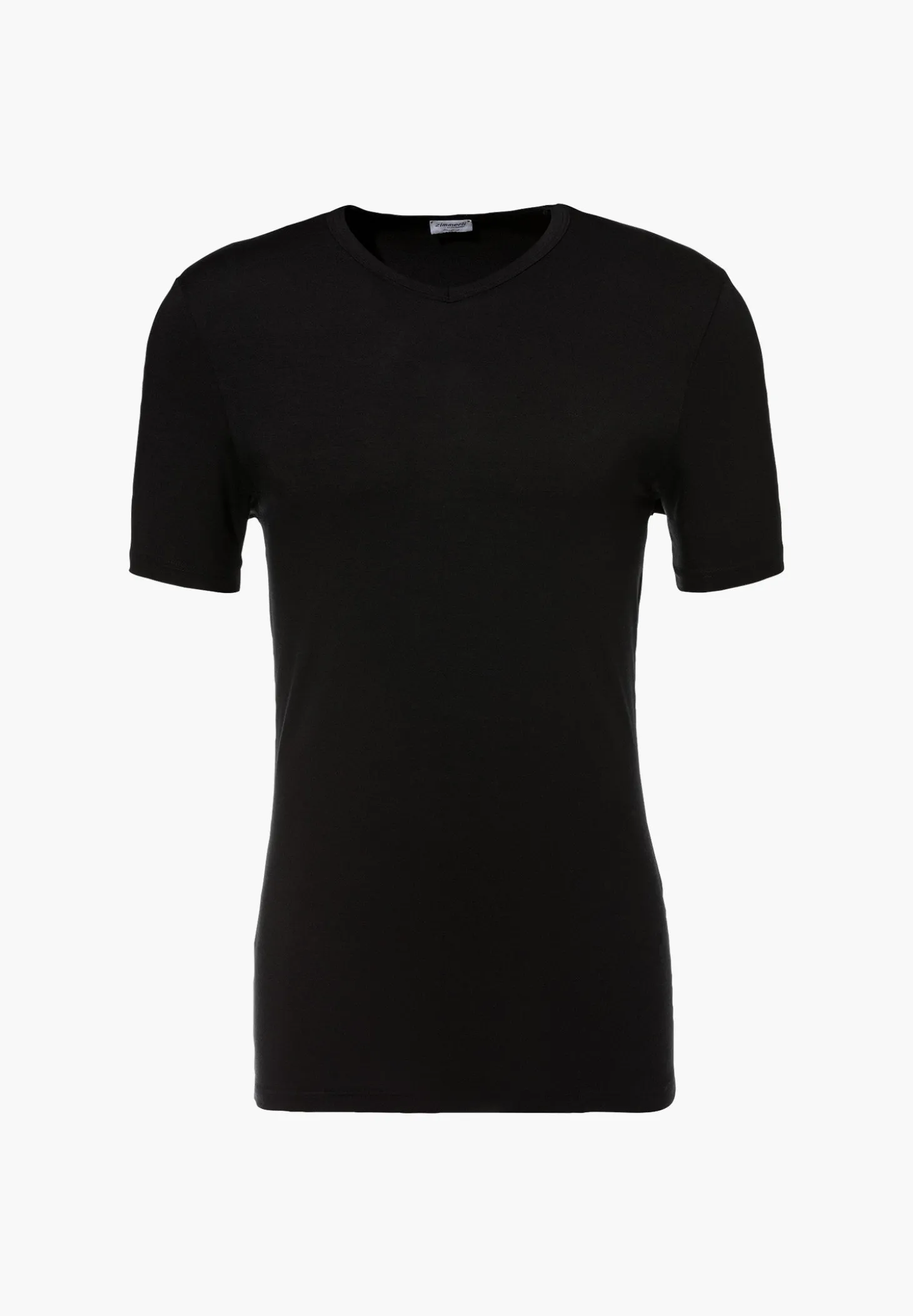 Homme Zimmerli PurenessT-Shirt à manches courtes col en V - black
