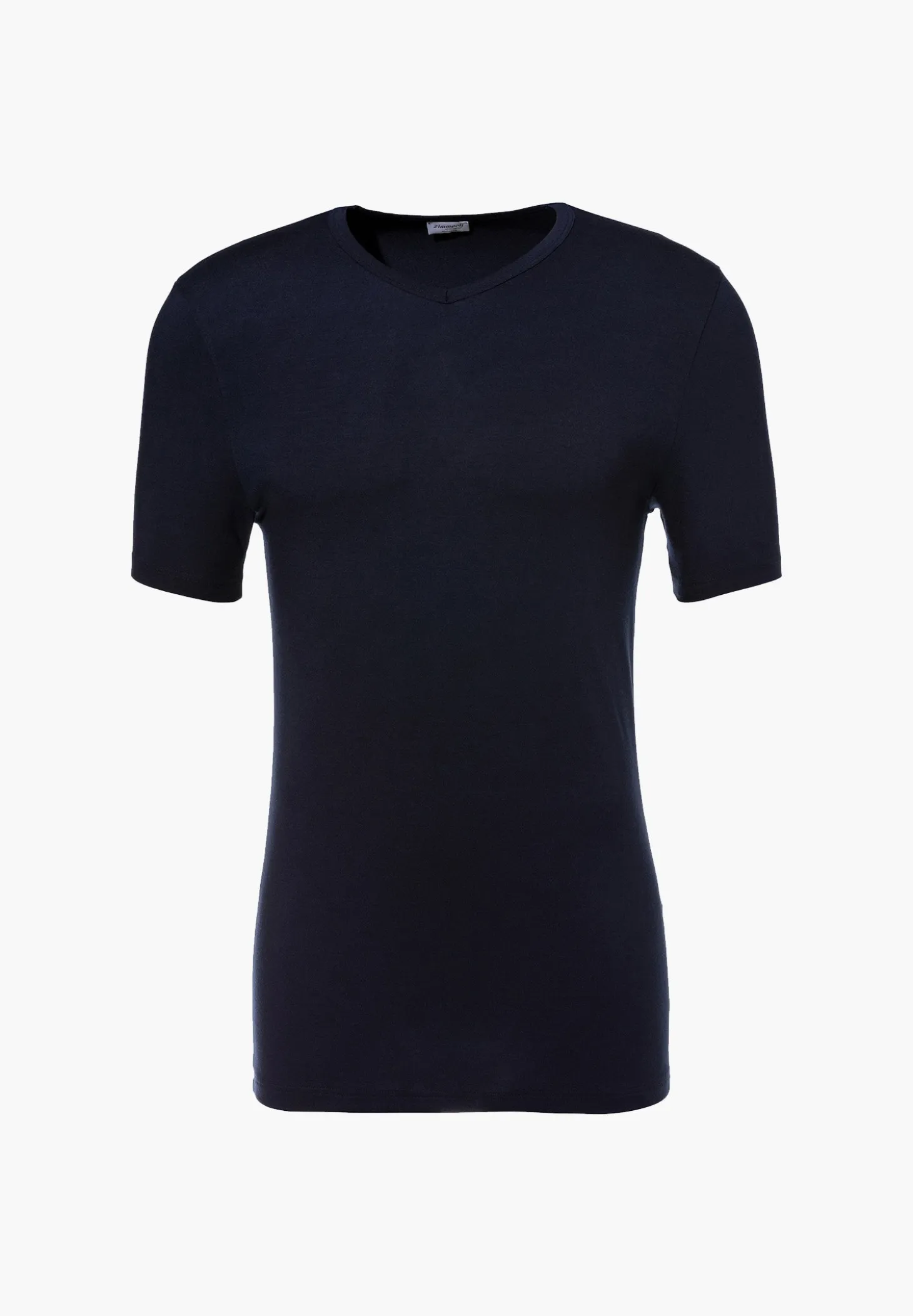 Homme Zimmerli PurenessT-Shirt à manches courtes col en V - navy
