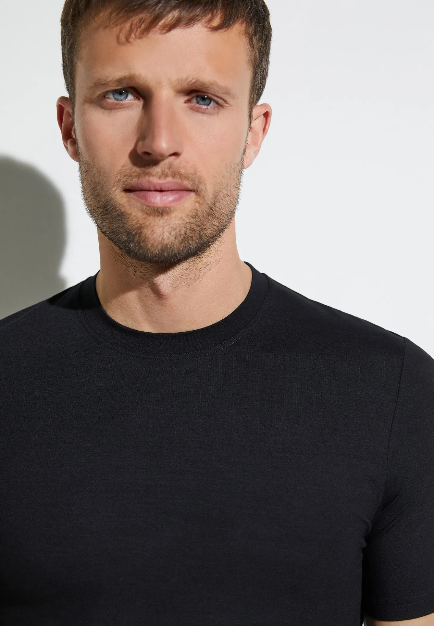 Homme Zimmerli PurenessT-Shirt à manches courtes - black