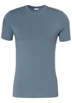 Homme Zimmerli PurenessT-Shirt à manches courtes - blue slate