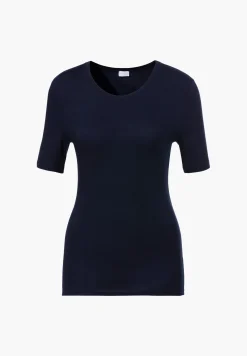 Femme Zimmerli PurenessT-Shirt à manches courtes - navy