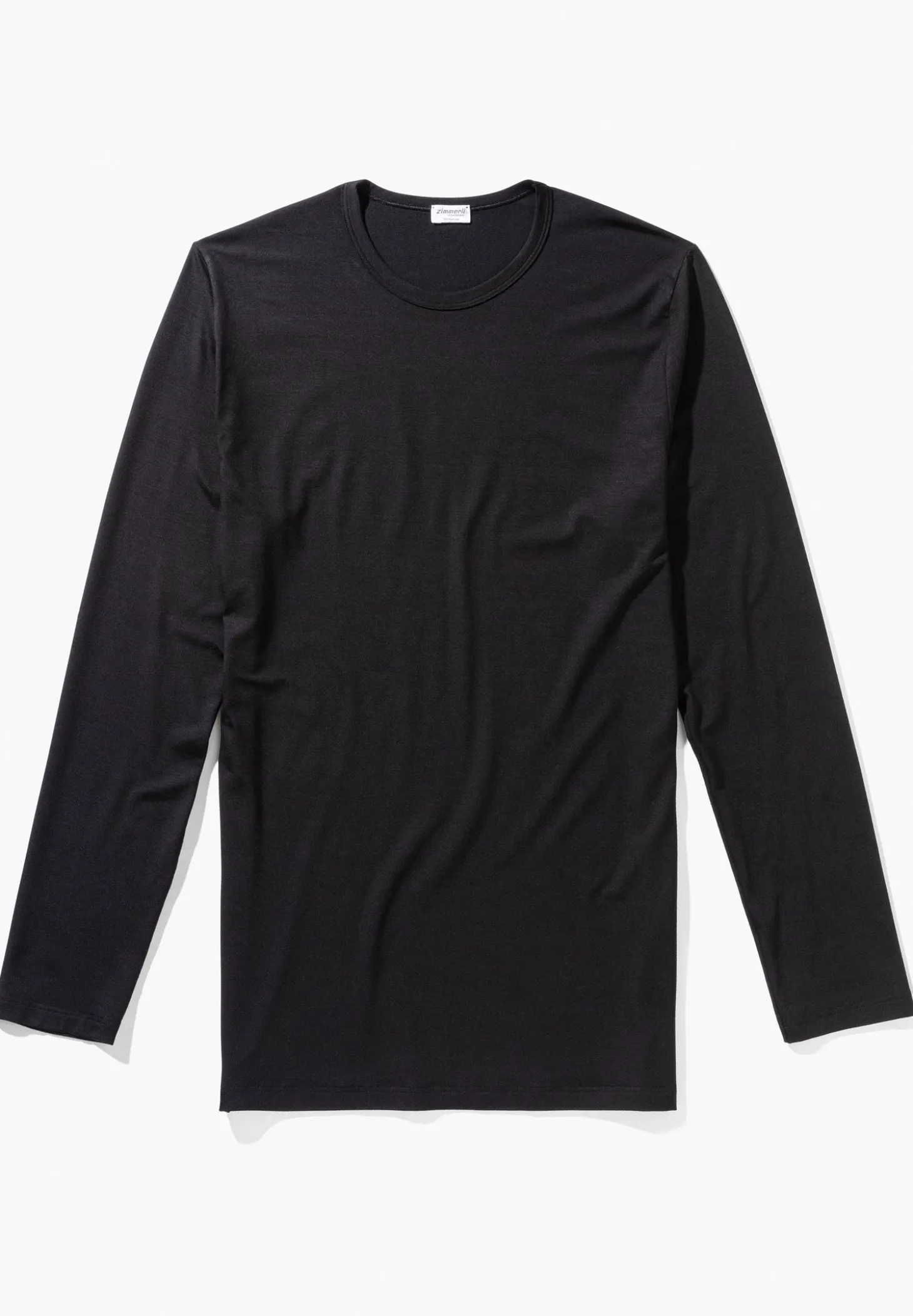 Homme Zimmerli PurenessT-Shirt à manches longues - black